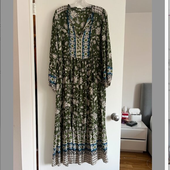 Zara PRINTED MIDI DRESS - Picture 2 of 8
